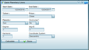 gann planetary lines