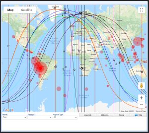 earthquakes astrocartography